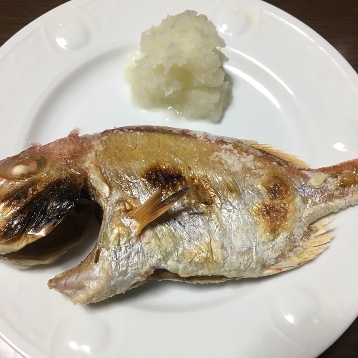 連子鯛の塩焼き